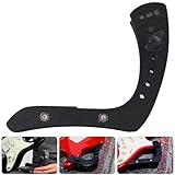 Ergonomischer E-Gitarrenhalter Fußhocker Beinständer Gitarrenfußhocker E-Gitarre Stützbeinständer Gitarrenheber (Schwarz)