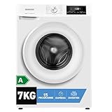 Heinrich´s Waschmaschine, 7kg, 15 Programme, 1400 U/min., Aqua-Stop, LED-Display, inkl. Timer, mit Kindersicherung, langlebiger Inverter Motor, Energieeffizienzklasse A, weiß
