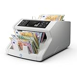 Safescan 2265 Geldzählmaschine, Wertzählung für gemischte EUR- und GBP-Banknoten - Banknotenzähler mit 5-facher Echtheitsprüfung - zählt sortierte Banknoten aller Währungen
