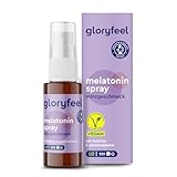 Melatonin Spray Minze - Ruhiger Schlaf für 220 Nächte - 0,5mg Melatonin Hochdosiert + Passionsblume, Baldrian, Melisse, Lavendel, Vitamin B6 & B1 - Sleep Spray ohne Alkohol, Zuckerfrei und Vegan