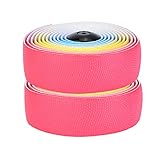 Brrnoo Fahrradstangenband, Elastische Weiche Schweißabsorption Irisated Roadbike -Lenker Gürtel Eva Roadbike -Lenker Lenkerband