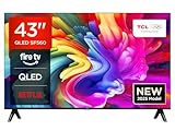 TCL 43SF560 – 43 Zoll, Full HD Smart QLED Direct LED TV mit Fire TV & HDR, Alexa auf Abruf, Metallic Design, Rahmenlos