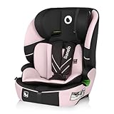 Lionelo LEVI FIX I-SIZE Kindersitz 76-150 cm bis zu 18 kg, Gruppe 1 2 3, Seitenschutz, 10 Grad Kopfstützenverstellung, ISOFIX und Top Tether Montage, R129 i-Size