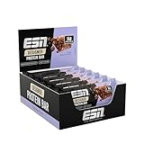 ESN Designer Bar Box, Fudge Brownie, 12 x 45 g, der ideale Snack mit bis zu 14 g Protein pro Riegel - made in Germany
