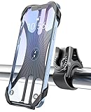 Acrhkoor Handyhalterung Fahrrad, Abnehmbar 360° Verstellbare Fahrrad Handyhalterung, Universal Motorrad Handyhalter für iPhone 13 12 Pro Max Mini, Samsung, Huawei, 4,0''-7,0'' Smartphone