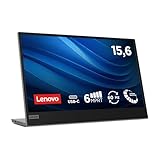 Lenovo L15 Tragbarer Monitor, 15,6 Zoll FullHD IPS Display, 1920x1080, 60Hz, 6ms, 2x USB-C, Neigungsverstellbar, Grau