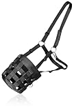 Equinate Fressbremse Grazeguard mit Polsterband Full/Warmblut | Stufenlos Verstellbarer & ergonomischer Maulkorb für Pferde & Ponys | Reguliert die Futteraufnahme | Ideal für den täglichen Weidegang