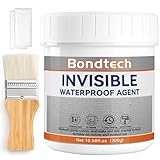 300g Transparenter Wasserdichter Beschichtungsmittel, Wasserdicht Dichtmasse, Invisible Waterproof Agent für Badezimmer, Zementoberfläche, Fliesen, Wände, Dach, Rand Risse