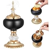 Weihrauchbrenner, Metall arabischer Holzkohle -Weihrauch Brenner Weihrauch Teelicht Kerzenhalter für Aromatherapie, Yoga und Spa