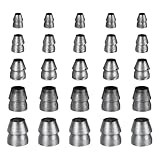 MAGICLULU 25 Stück Eisenkeile Rund Hammerkeile aus Metall Ø 8 16mm Hammerzubehör für Holzkonstruktion Axtgriffverstärkung Tragbar Langlebig