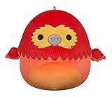 Squishmallows 20,3 cm Harry Potter Fawkes The Phoenix - Offiziell lizenziertes Kellytoy Plüsch - Sammlerstück, weiches & Squishy Stofftier Spielzeug - Add to Your Hogwarts Squad - Geschenk für Kinder,