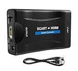 Scart Auf Hdmi Adapter scart Konverter Sie Den Analogen Eingang in Einen 720p/1080p Video Audio Adapter Für HDTV Stb VHS Xbox Ps3 Sky DVD Crt Blu-ray…