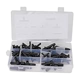 FUANA 113-teiliges Kfz-Vakuumanschluss- und T-Stück-Set, Nylon-Vakuumleitungsarmaturen-Sortiment für Autowartung und -ersatz