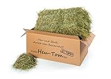 Heu-Tom ® 15kg frisches Wiesenheu Heuballen direkt ab Hof Futter Fuer Meerschweinchen Kaninchen Nager