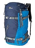 Lowepro LP37231-PWW Powder BP 500 AW Outdoor Rucksack (für Wintersport- und Trekking-Equipment für Foto/Video Equipment und persönliche Gegenstände, geeignet für DSLR/ Spiegellose & Zubehör) blau