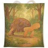 Mr. & Mrs. Panda Einkaufstasche Schildkröte Marschieren Design - Geschenk, Tragetasche Robust, Meer, Meerestiere, Urlaub, Reiselust, Motivation, Abenteuer, Bunte Tragetasche, Inspiration