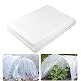 Gewächshausfolie – Pflanzenfolie PE wasserdicht | Gartenschutz für Landwirtschaft, Gemüsegarten, Rasen, Hinterhof, Terrasse, Außenbereich