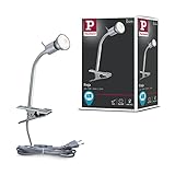Paulmann 95426 Leseleuchte Klemmspot Finja max. 35 Watt Bilderleuchte Chrom matt Bilderlampe Metall, Kunststoff Aufsatzlampe GU10 ohne Leuchtmittel