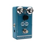 SALALIS Gitarren-High-Gain-Verzerrungseffektor, Leistungsstarker Röhrenverstärker, Klangsimulation für Blues, Metal, Rock, E-Gitarren-Effektpedal aus Aluminiumlegierung für Studio-Sessions