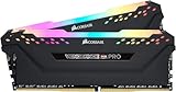 Corsair PC-Arbeitsspeicher Kit Vengeance, RGB Pro 16 GB 2 x 8 GB DDR4-RAM 3200 MHz, Schwarz