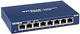 NETGEAR ProSAFE Unmanaged Switch – GS108 – Desktop – 8 Gigabit-Ethernet-Ports 10/100/1000 Mbit/s