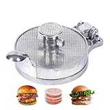 Hamburgerpresse – Fleisch Rind Gemüse Hamburger Maker mit rutschfestem Griff – Küchenhelfer für Pasteten, Aluminiumlegierung Hamburger Patty Press