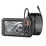 Haofy Wasserdichte Endoskopkamera mit Leichter 1080p HD -Bildschirm, IP67 Flexible Abwasserkamera für die HLK -Inspektion (10 m / 32,8 Fuß)
