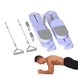 Pilates Board - PP Board Pilates Reformer Set | Ganzkörper -Trainingsausrüstung Mit Ganzkörper -Engagement | Faltbare Home Pilatees Reformer Machine Für Dauerhafte Haltbarkeit Während Des Fitnesstrain