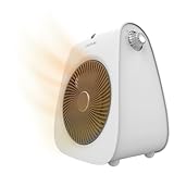 Cecotec ReadyWarm 2000 Max Force White Heizgerät. 2000 W, 2 Leistungsstufen, 3 Betriebsmodi (kalt/heiß/sehr heiß), leicht, manuell, geräuschlos, Überhitzungsschutz