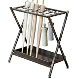 Generisch Indoor Regenschirmständer - 18-Fach Regenschirmständer Ausstellungsständer - Aus Eisen Mit Haken Frei Stehender Ordnungsständer Für Zuhause Und Hotel