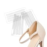 6 Blätter (24PCS) Frauen Klar Silikongel Dünne Selbstklebende Fersenband Anti-wear Fuß Aufkleber Linderung Von Schmerzen Schuhe Einlegesohle Kissen Angebrachte Pflege für High Heel Schuhe