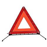 TOPBATHY Faltbares Reflektierendes Für Notfälle Sicherheitswarnzeichen Mit Stabilem Stand Für Fahrzeuge Für Straßenbau Reisen Hochsichtbar Bei Tag
