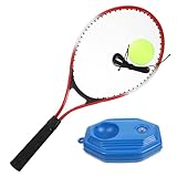 LOORGVEL Tennis Trainer mit Ball Langlebiger Tennis Rebounder für Anfänger Sicherer Standfuß für Tennisübungen und Individuelles Training zu Hause