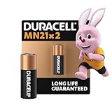DURACELL MN21 Batterien (2 Stück) 12 V (A23 / 23A / V23GA / LRV08 / 8LR932)