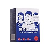 Antibeschlag-Reinigungstücher für Brillen, Linsenreinigungstücher, einzeln verpackte Brillen-Reinigungstücher, tragbare Brillentücher für Gesichtsschutz, Skibrille