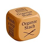 Quilter's Entscheidungswürfel – Entscheidungswürfel aus Holz für die Arbeit, Kunst-Bastelset, Stricken, Quilten, Nähwerkzeug für Profis, Bastler, Enthusiasten, Frauen, Familie, Freunde, Großmutter