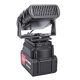 Cosiki Tragbare Thermostatheizung, Elektrische Raumheizung mit 2 Geschwindigkeitsmodi und Zwei USB-Anschlüssen, für den Einsatz Im Auto, Büro, Camping, Drinnen und Draußen (EU-Stecker)