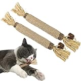 ZLXFT Katzenminze Sticks für Katzen, Matatabi Katze Kauspielzeug,Matatabi Stick Katze Sticks, Matatabi-Kausticks als Katzenspielzeug, Kauholz Katze Catnip Sticks