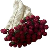 VCSZYAFX Bouquet Blanket Weiche, leichte Strickdecke FüR Sofa Wohnkultur Geburtstag(Diameter 80cm)