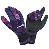 3mm Neopren Handschuhe, Wärmende Tauchhandschuhe, Neoprenanzug Handschuhe für Herren Damen, Anti-Rutsch-Neopren Handschuhe für zum Tauchen, Surfen, Kajakfahren, Schnorcheln, Segeln, Bootfahren