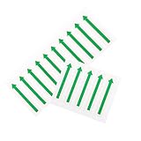 Gadpiparty 15Stücke Warnaufkleber Richtungshinweise für und Vorsicht für Lager und Fitnessstudios Hochwertige Langlebige Materialien