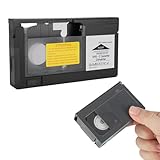 8-mm-Videokassettenspieler, 8-mm-auf-VHS-Adapter, Camcorder-Kassettenadapter, Wiedergabeaufnahme, Videokassettenadapter, EIN-Tasten-Steuerung für S VHS C S VHS-Kassetten