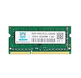 Motoeagle 8GB 1Rx8 PC3L 12800S DDR3L 1600MHz SODIMM RAM DDR3 12800 PC3 1600MHz 204-Pin Non-ECC CL11 Dual Rank Notizbuch Arbeitsspeicher 1.35V