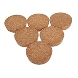 SHINEOFI 6 Stück Teiliges Korkdeckel für Glasvase Minimalistischer Terrarium vase Verschluss Dekorative Korkstopfen für Hydroponik Pflanzgefäße Praktisches Zubehör für Pflanzgefäße Innen