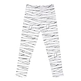 MNSWR Kinder Winter Leggings Mädchen Halloween-Mode-Leggings, weich, bequem, für Kinder im von 3 bis 12 Jahren, knöchellange, Bedruckte Leggings Mädchen (White, 11-12 Years)