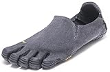 V I B R A M Five Fingers CVT-LB Men - Leichter Herren Zehenschuh/Barfußschuh aus natürlichen Hanffasern (Grey/Black, EU Schuhgrößensystem, Erwachsene, Numerisch, M, 43)