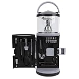 Fafeicy LED-Camping-Laterne mit Hardware-Werkzeug-Set, Multifunktionale 360-Grad-Beleuchtung, Rotes Notfall-Warnlicht, mit Wasserdichtem, Stoßfestem Design, für Outdoor-Aktivitäten und