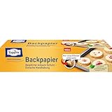 Toppits Backpapier, zum abrollen & abreißen, Anti-Haft-Papier, 1 x 100 Meter, Braun