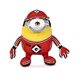 Famosa Softies 760024512 New Minions Plüschfigur aus dem Film Despicable Me 4', Spielzeug mit glänzendem Stoff, mit weicher Füllung, für Kinder ab 0 Jahren