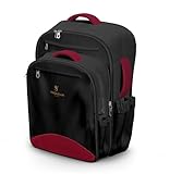 YINGA&SAM DESIGN Rucksack – Stylischer Rolltop Tagesrucksack für Damen & Herren unisex – Wasserdicht, Nachhaltig & Vielseitig für Alltag, Arbeit & Reisen (Schwarz)